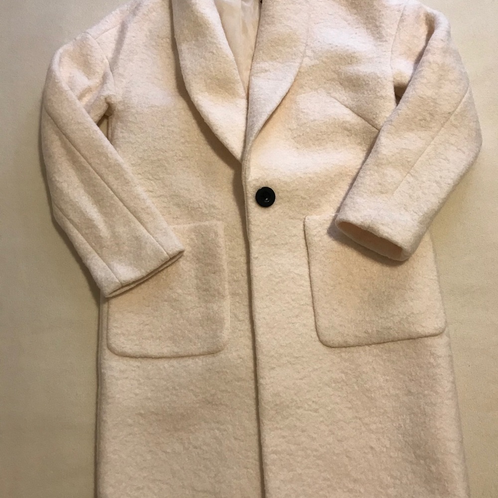 Express wool blend coat.